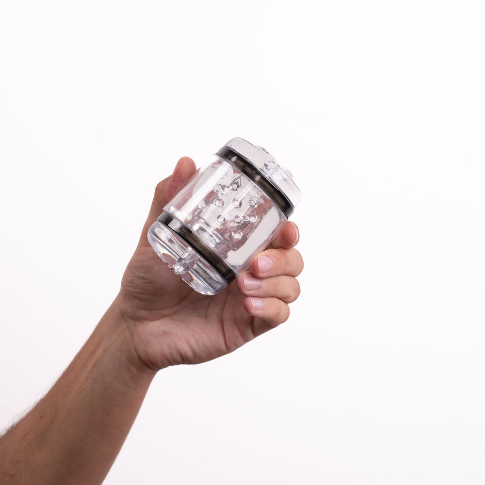 Maia Anson Clear Double Ended Stroker Masturbators