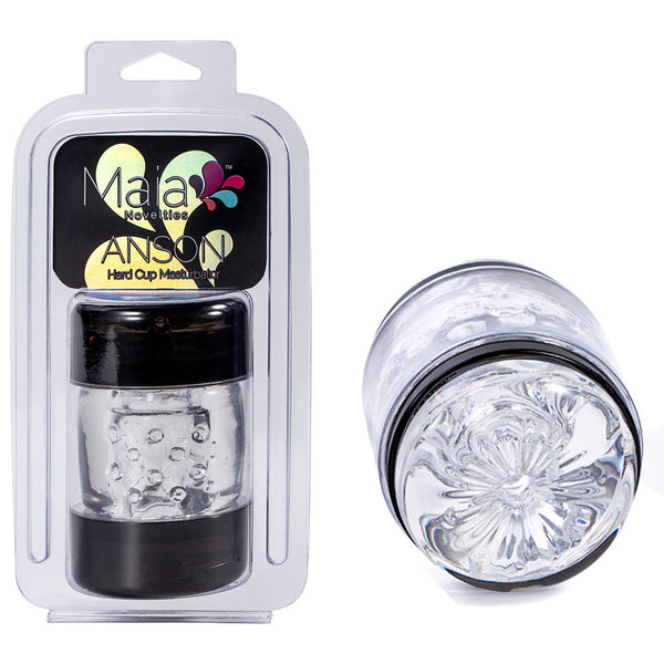 Maia Anson Clear Double Ended Stroker Masturbators