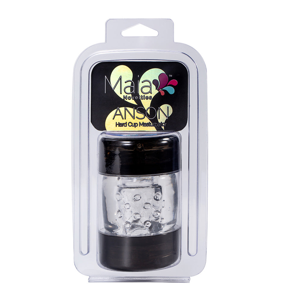 Maia Anson Clear Double Ended Stroker Masturbators