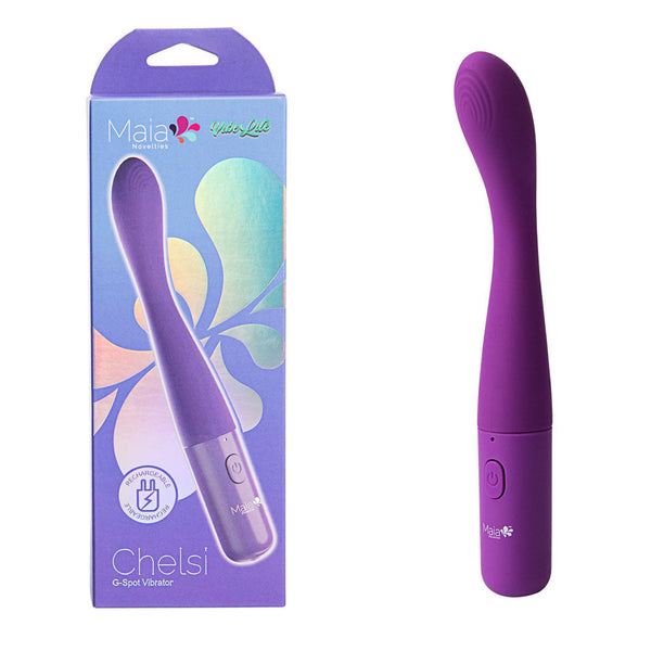Maia Chelsi Purple 17.8 Cm Usb Rechargeable  Wireless s