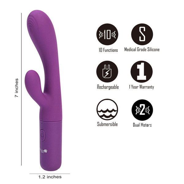Maia Rayla Purple 17.8 Cm Usb Rechargeable Rabbit  Rabbit s