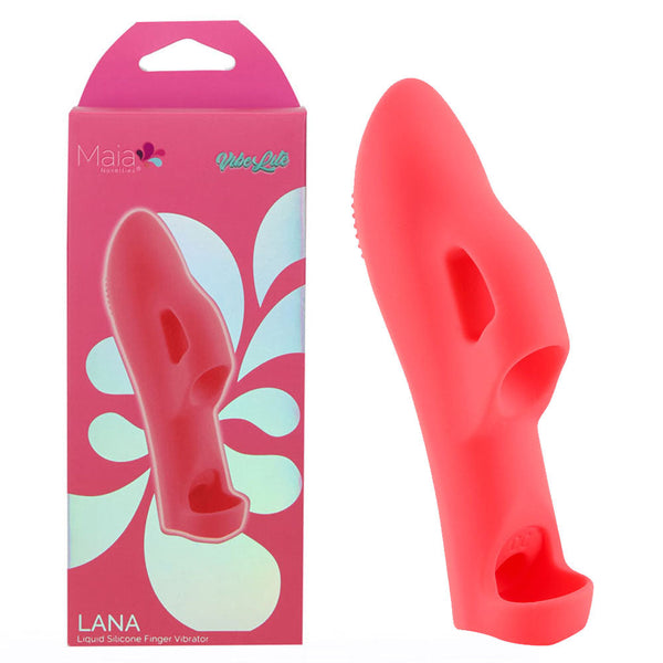 Maia Lana Red Usb Rechargeable Finger Stimulator Massagers & Wands