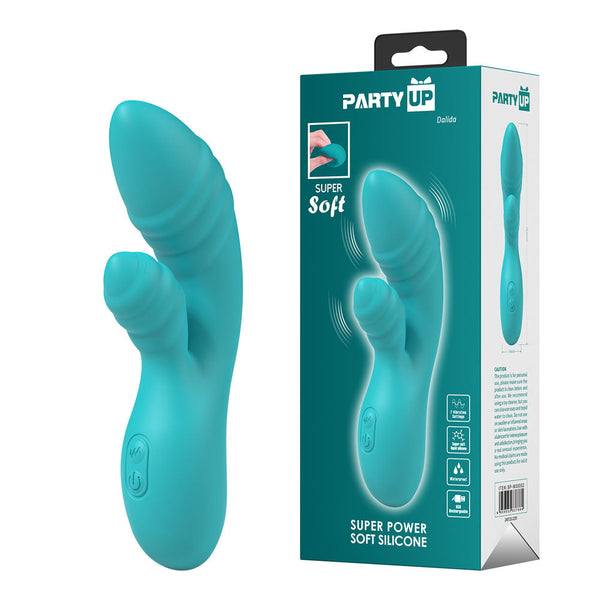 Party Up Dalida Teal 16.2 Cm Usb Rechargeable Rabbit  Rabbit s