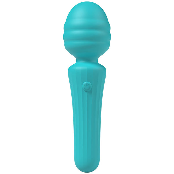 Party Up Duuna Teal 16.9 Cm Usb Rechargeable Massage Wand Massagers & Wands