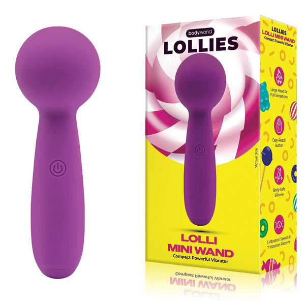 Bodywand Lolli Mini Wand Usb Rechargeable Massage Purple 11 Cm Massagers & Wands