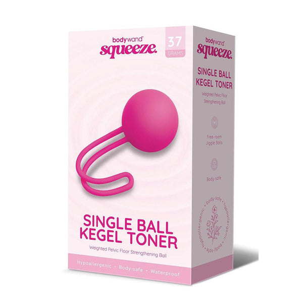 Bodywand Squeeze Single Ball Kegel Toner Pink 37 Grams Kegel Exercisers