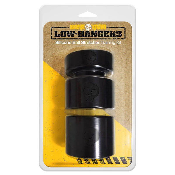 Boneyard Low Hangers Black Silicone Ball Stretcher Training Kit  & Ball Toys