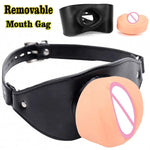 Belt Latex Mouth Gag Plug Oral Restraint Realistic Dildo Flexible Sizes  Adult Sex Flirt Love Slave Balls Toys Gags