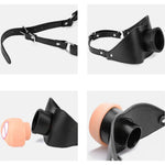 Belt Latex Mouth Gag Plug Oral Restraint Realistic Dildo Flexible Sizes  Adult Sex Flirt Love Slave Balls Toys Gags
