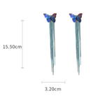 Veile Studios Butterfly Long Tassel Design Metal Elegant Ladies Women Jewelry Earrings