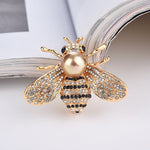Brooches Veile Studios Animal Bee Brooch Pin Accessories Alloy With Diamond Inlay