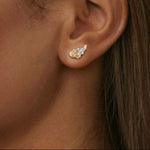 Earrings Veile Studios Yinziyun Original Personalized Electroplated Wing In 925 Pure Silver