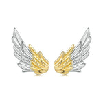 Earrings Veile Studios Yinziyun Original Personalized Electroplated Wing In 925 Pure Silver