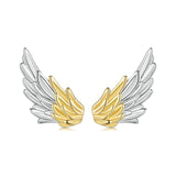 Earrings Veile Studios Yinziyun Original Personalized Electroplated Wing In 925 Pure Silver