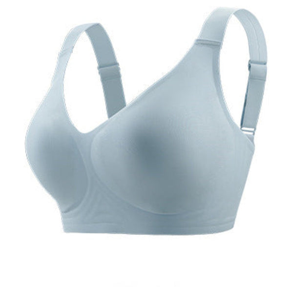 Women's Deep V Neck Seamless Wireless Gathering Bra Bras