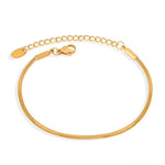 Bracelets Veile Studios Titanium Steel Gold Plated Bracelet For Women Simple Light Luxury Jewelry