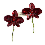 Earrings Veile Studios Enamel Drop Glaze Metal Large Flower For Artistic And Versatile Styling