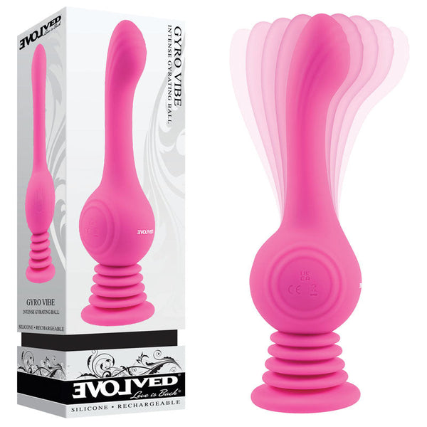 Evolved Gyro Vibe Pink 24.8 Cm Usb Rechargeable Super  Wireless s