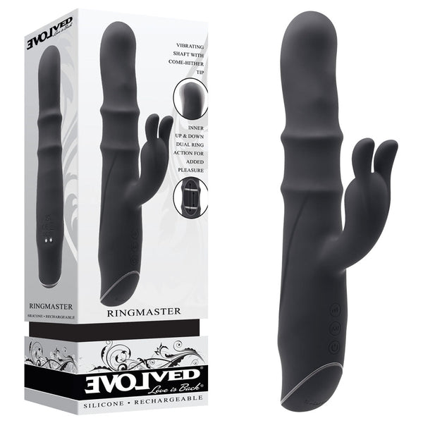 Evolved Ringmaster Black 23.1 Cm Usb Rechargeable Rabbit  Rabbit s