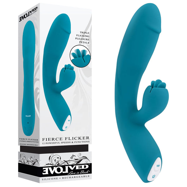 Evolved Fierce Flicker Blue 19.5 Cm Usb Rechargeable Rabbit  Rabbit s