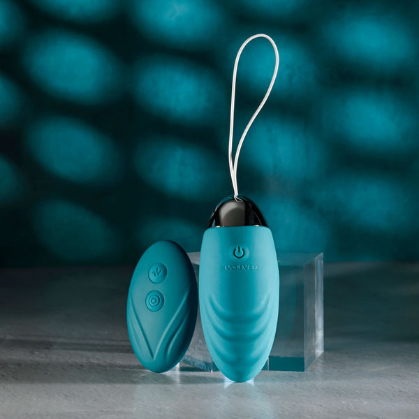 Evolved Oval Office Green 8.5 Cm Usb Rechargeable Wireless Egg With Remote Control Bullets