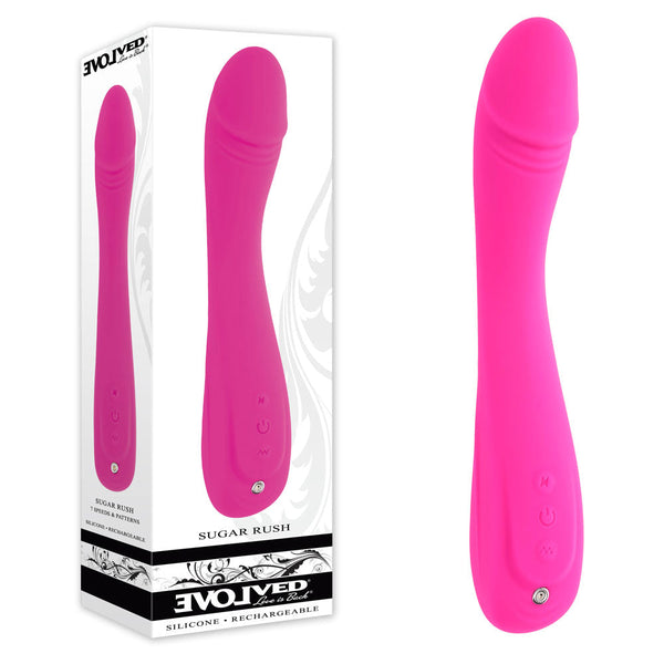 Evolved Sugar Rush Pink 21.6 Cm Usb Rechargeable  Wireless s