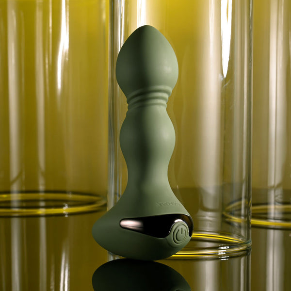 Evolved Lieutenant Green 12.2 Cm Usb Rechargeable Vibrating Butt Plug Vibrating Butt Plugs