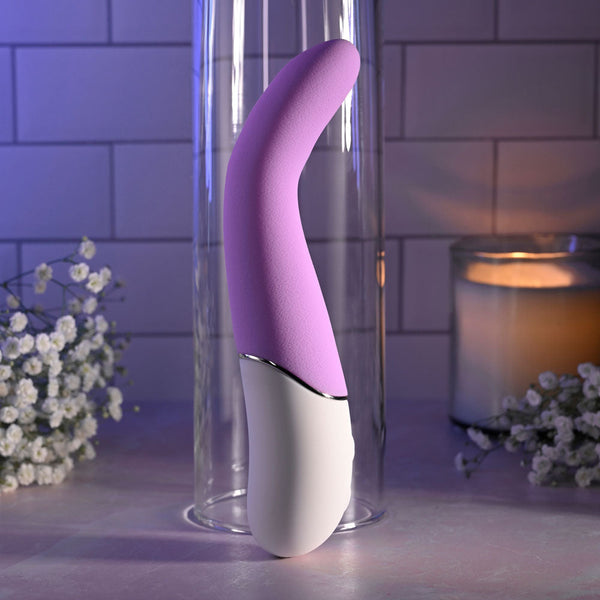 Evolved Slip Of The Tongue Purple 21.1 Cm Usb Rechargeable Flicking  Clitoral s