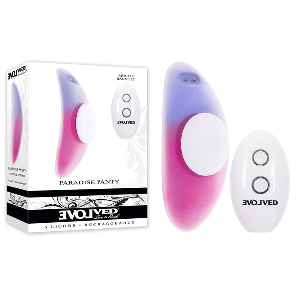 Evolved Paradise Panty Pink/Purple Usb Rechargeable  With Remote Control Wireless s