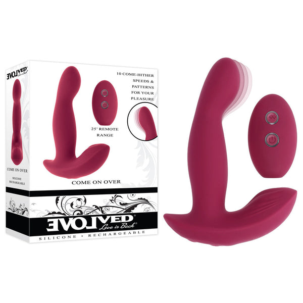 Evolved Come On Over Burgundy Red 15.9 Cm Usb Rechargeable  With Wireless Remote Wireless s