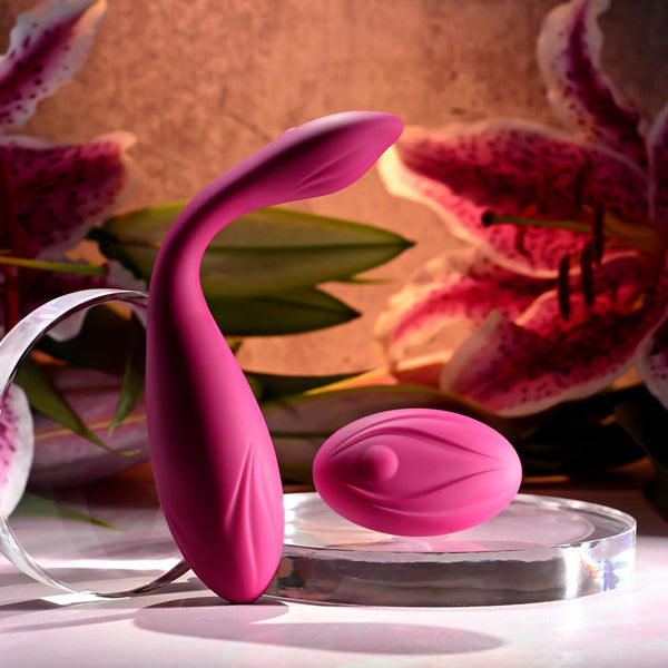 Evolved Cherry Pose Pink 16.1 Cm Usb Rechargeable Flexible & Posable  With Remote Wireless s
