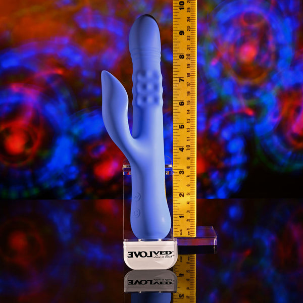 Evolved Pop Goes The O Purple 24.7 Cm Usb Rechargeable Thrusting & Bulging Rabbit  Rabbit s
