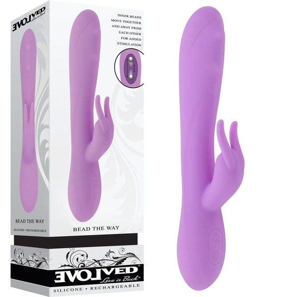 Evolved Bead The Way Pink 23.2 Cm Usb Rechargeable Rabbit  Rabbit s