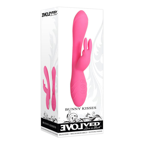 Evolved Bunny Kisses Pink 20 Cm Usb Rechargeable Rabbit  Rabbit s