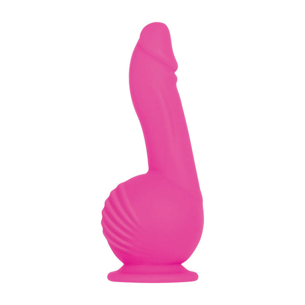 Evolved Ballistic Pink 19 Cm Usb Rechargeable Vibrating Dong With Balls Motor & Remote G Spot s