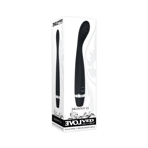 Evolved Skinny G Black 17.8 Cm Usb Rechargeable  Wireless s