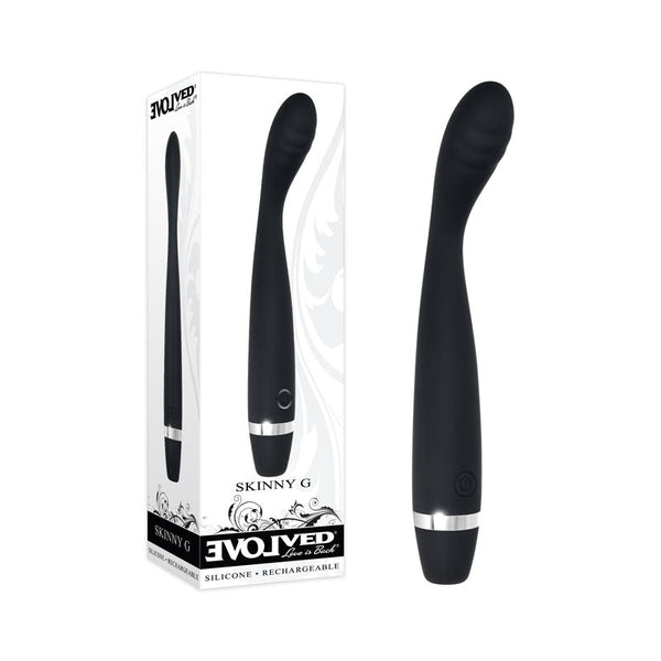 Evolved Skinny G Black 17.8 Cm Usb Rechargeable  Wireless s