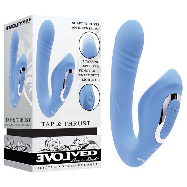 Evolved Tap & Thrust Blue Usb Rechargeable Dual  Wireless s