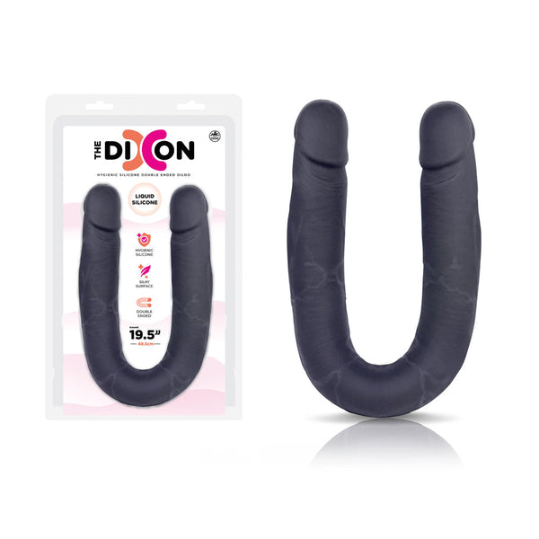 The Dixon Black 50 Cm Silicone Double Dong Realistic Dildos