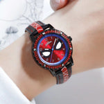 Children's Watches Veile Studios Children Spiderman Quartz Watch Luminous Pointer Boys Wristwatch For Kids