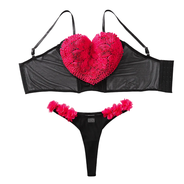 Love And  Perspective Set Comfortable Ultra Thin Mesh Underwear Two Piece Other Women's Underwear