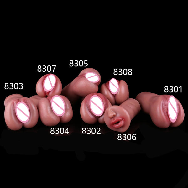 Faak Soft Silicone Pocket  Stroker Skin Touch Male Masturbator Realistic Vagina Clit Single Hole Anal Sex Toys For Men Masturbators