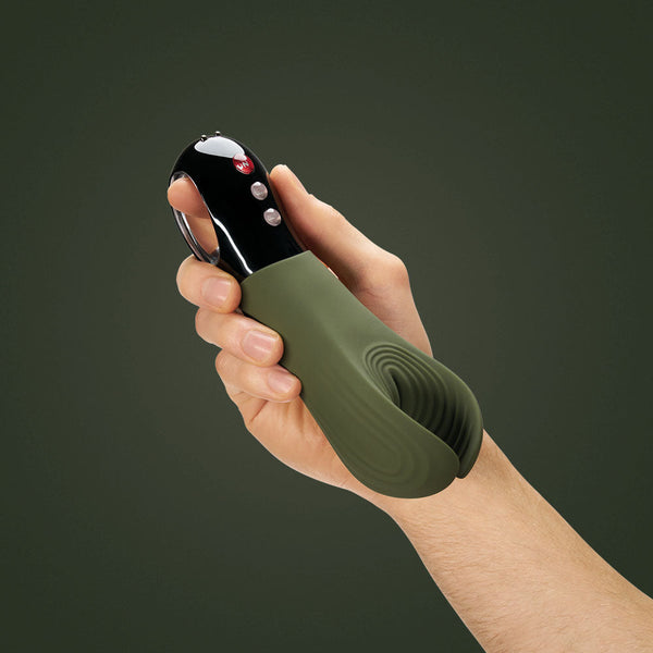 Fun Factory Manta Moss Green Black 18 Cm Usb Rechargeable Mens & Couples  Wireless s