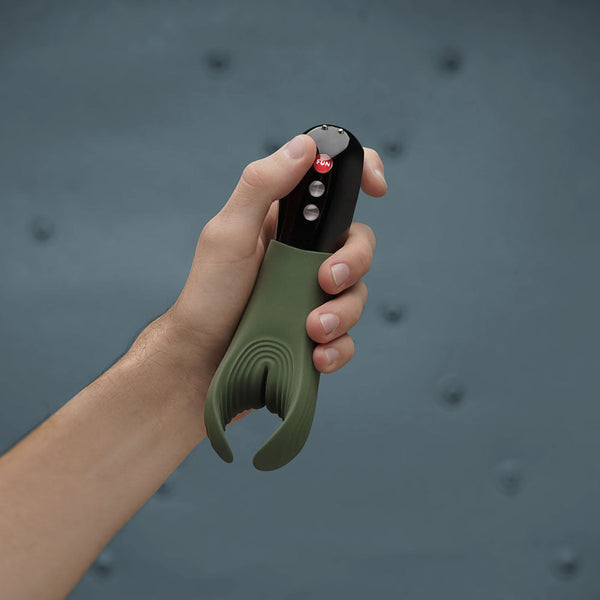 Fun Factory Manta Moss Green Black 18 Cm Usb Rechargeable Mens & Couples  Wireless s