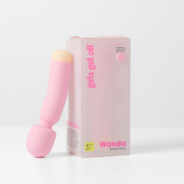 Girls Get Off Wanda Pink 16.8 Cm Usb Rechargeable Massage Massagers & Wands