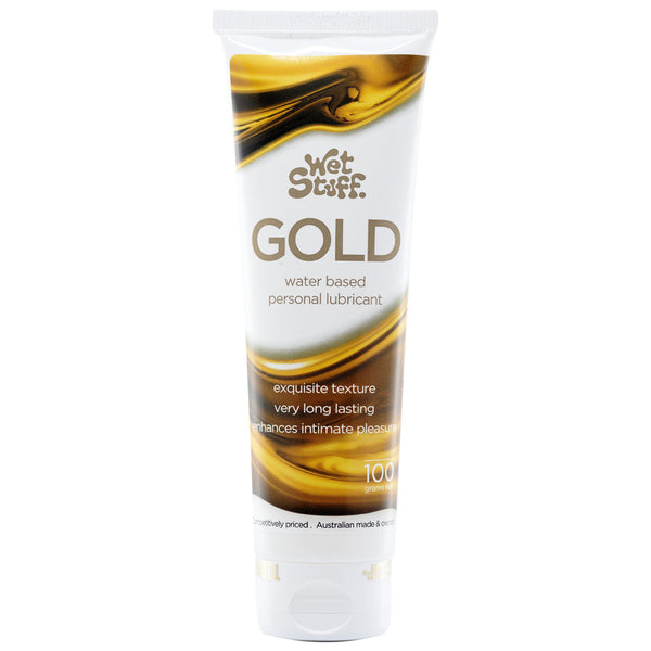 Wet Stuff Gold 100G Tube Water Based Lubricant Gram Lubricants