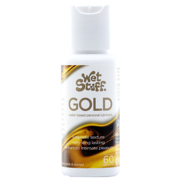 Wet Stuff Gold 60G Bottle Water Based Lubricant Gram Lubricants