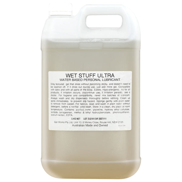 Wet Stuff Ultra 5 Kg Water Based Lubricant Bottle Lubricants