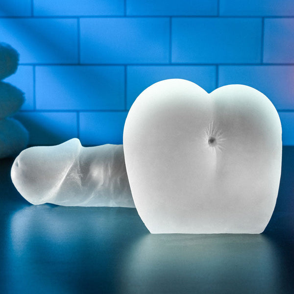 Gender X Stroke & Poke Clear 20 Cm Stroker Dong  Rings