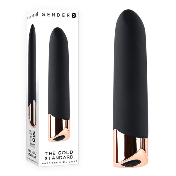 Gender X The Gold Black/Rose 10 Cm Usb Rechargeable Bullet Bullets